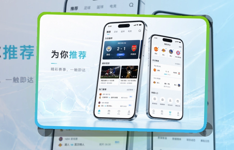 夜间舞台区 · App快速入口 · 重要比赛不容易错过界面展示